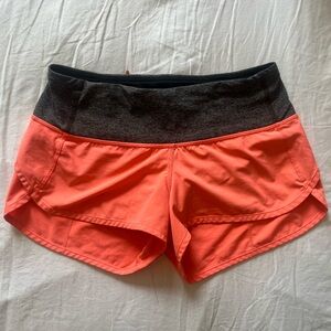 Lululemon speed shorts